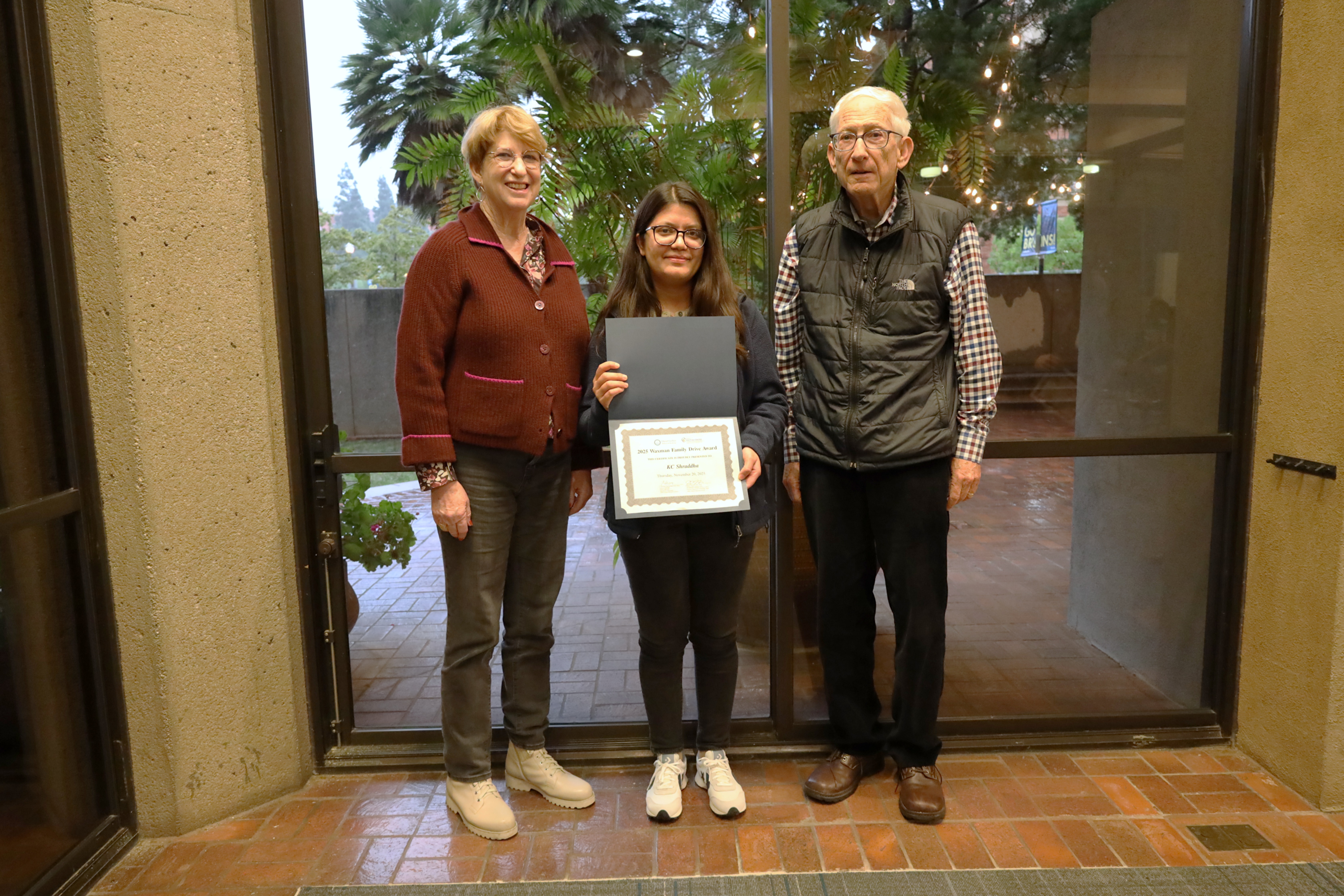 Thank you to the Waxman Family!